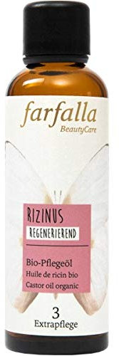 farfalla Rizinusöl - Bio-Pflegeöl für Haut und Haar - Milderung von Augenringen - Naturkosmetik - Vegan