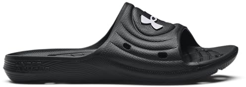 Under Armour UA B Locker IV SL, Sandals Boy's, Black/Black/White, 13.5 UK