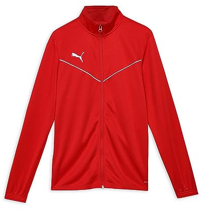 PUMA teamRISE Training Poly Jacket, Giacca sportiva Uomo, Red/White, M