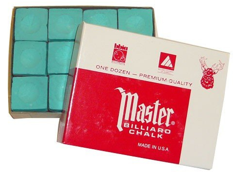 CAAA Craies de Billard Master Vertes - Boite de 12