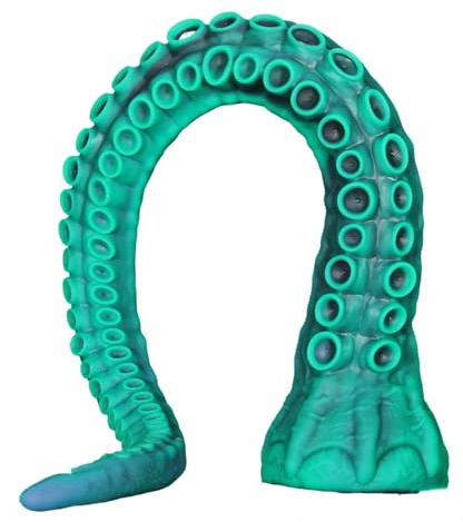 55cm Nothosaur ALLA Platinum-Silikon Tentakel Oktopus Langer Dildo mit Saugnapf für Frauen Männer, Extremen Sex Spielzeug Analdildos Herren Damen Cthulhu Fantasy Anal Sexspielzeug Analplug, M