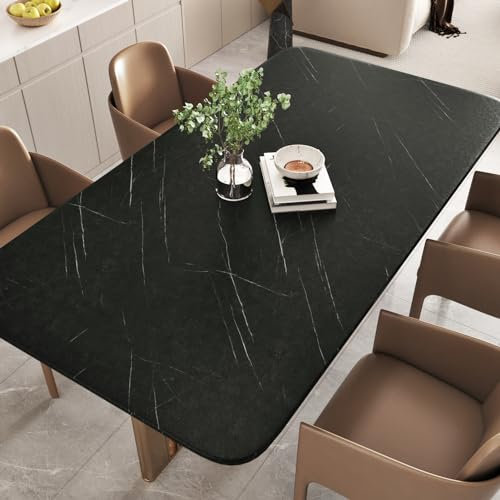 HotDecor Vinilo Marmol Para Encimera De Cocina Papel Pintado Autoadhesivo Negro Vinilo Adhesivo Muebles Cocina Lavable Papel Tapiz Autoadhesiva Para Negro Muebles Vinilos Armarios 40cm x 200cm