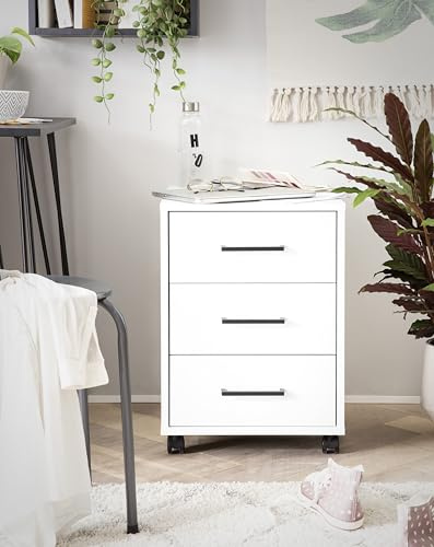 Schildmeyer Rollcontainer Ruby 158173, weiß matt, 40 x 50 x 57 cm