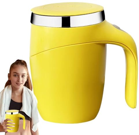 Tazza da caffè con agitazione magnetica - Tazza di miscelazione elettrica ricaricabile per viaggi domestici | Tazza con agitazione automatica per tè, latte e bevande calde, bicchiere magnetico durevol