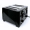 Maya Range 4 Slice Toaster Metal Wall Body 6 Browning levels Control with Auto Pop-up and Cancel Option Removable Flap Crumb Tray 1300W Matt & Gloss Finish (Black)