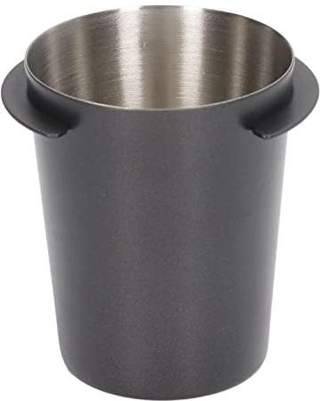 Kuuleyn Espresso Dos Dosaggio Accessorio caffè Espresso Accessorio 58 mm Coppa Dosaggio Caodo in acciaio inossidabile Universal Manico da caffè Dos Dos Dos Tazza Materiale in (Negro)