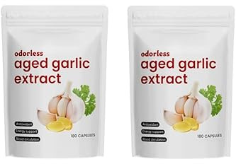 Åldrad vitlöksextrakt 7500mg, antioxidantstöd,2PCS