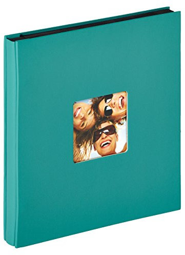 walther design album fotografico verde petrolio 400 foto 10x15 cm Album slip-in con ritaglio copertina, Fun EA-110-K