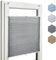 Home-Vision® Premium Plissee Faltrollo ohne Bohren mit Klemmfix, Kollektion „Melange” Leinenoptik Blickdicht Sonnenschutz Jalousie für Fenster & Tür (Grau, B30cm x H120cm) Modern Klemmträger