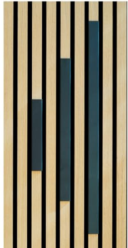 Steinmine - Designmanufaktur Zubehör-Set, Ablagen und Wandbehälter für Wandorganizer & Akustikpaneelen für DIY Wandregal für Büro, Küche & Mehr (Magnet und Dekoleiste schwarz länge 20cm)