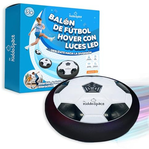 Balón de Fútbol Flotante LED para Niños – Juguete de Fútbol Flotante de Interior con Luces – Juego de Hover Ball para Niños – Regalo Divertido para Deportes y Juegos al Aire Libre – Genial