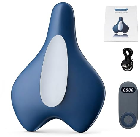 Entraîneur de Plancher pelvien électrique pour Hommes et Femmes, avec EMS, Coussin d'air, Vibration, Chaleur, 5 Niveaux d'intensité, pour Le contrôle de la vessie, renforcement Musculaire