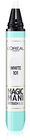 L'Oreal Paris Magic Mani Retouch & Go Nail Polish - 101 White
