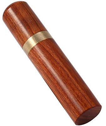 Zahnstocherbox aus Holz Zahnstocher Dispenser Kapsel Fall Tragbare Handarbeit Handwerk Außeneinsatz(Palisander)