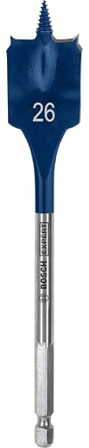 Expert Self Cut Speed Spade Bit, 26mm x 152mm, HEX Shank, 1 Pc