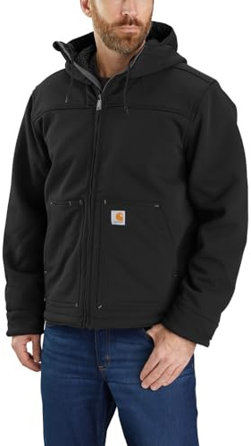 Carhartt Super Dux Relaxed Fit Sherpa Lined Active Jac, Giacca Active Uomo, Nero, L