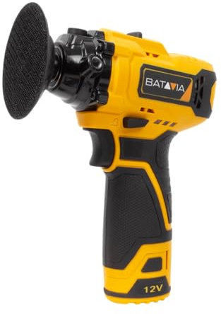 Batavia Fixxpack 12V Cordless Orbital Sander/Polisher 75mm (Without Battery and Charger) - 12V Fixxpack Collection for DIY Professionals and Home use