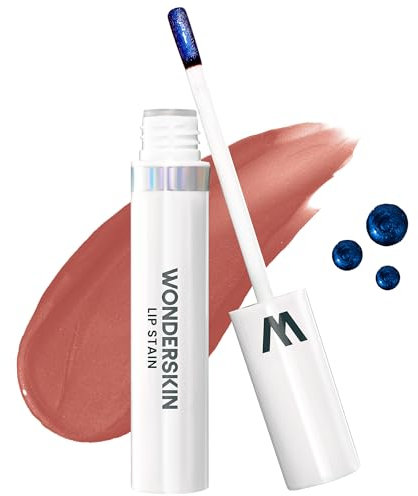 Wonderskin Wonder Blading Mascarilla de Tinte Labial, Tinte Nude, Marrón Natural de Larga Duración, Resistente al Agua y a Prueba de Transferencia (Lovely Masque)