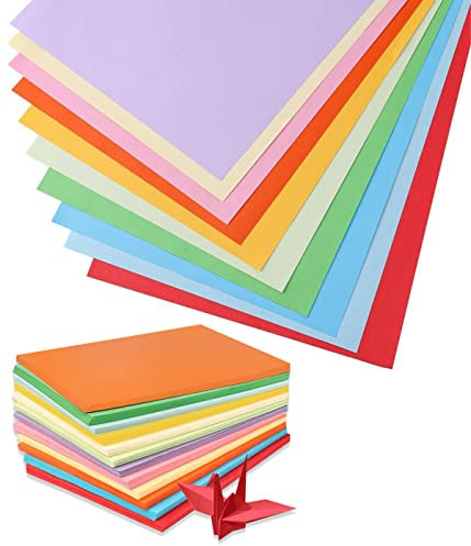 XPEX 100 Stück dünnes Transparentpapier, 10 Farben, farbiges Pergament, Zeichnung, A5, Bastelpapier, DIY-Kartenherstellung, Geschenkverpackung