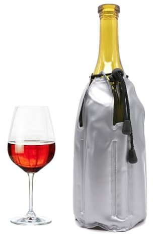 Borsa Refrigerante Per Bottiglie Di Vino, Refrigeratore Per Bottiglie Di Vino, Borsa Refrigerante Per Ghiaccio, Custodia Per Congelatore, Vodka, Tequila, Refrigeratore (grigio)