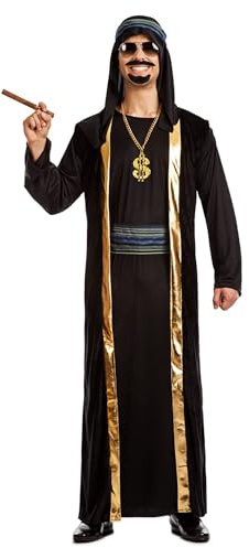 Boland – Kostym scarf för vuxna, 4 delar, karnevaldräkt för temafest, halloween eller karneval, arabisk prins