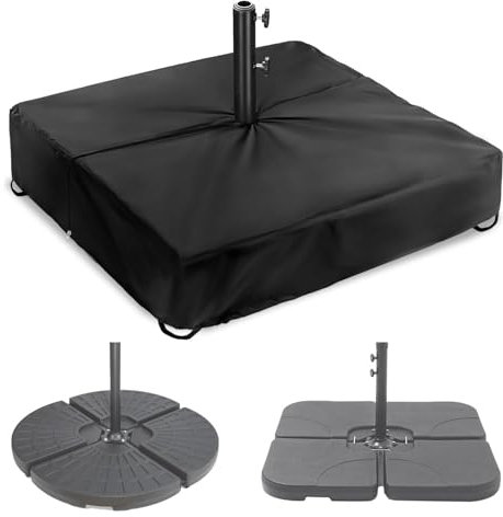 Zunishaone Copertura per base 'ombrellone da patio, copertura per base 'ombrellone, impermeabile, anti-UV, per cortile, piscina, terrazza, giardino all'aperto