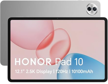 HONOR Pad 10,12.1 inches Wi-Fi Tablet, 120Hz 2.5K Eye Protection Display,10100mAh Battery, Snapdragon 7 Gen 3 Chipset,Android 15