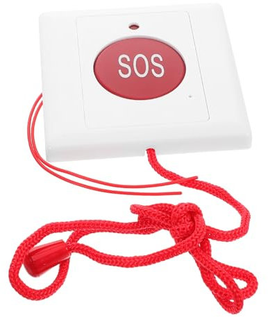 Abaodam Pulsante Di Emergenza Parete Pulsante Di Chiamata Di Aiuto Per Anziani e Ragazzo Ragazza Dispositivo Di Assistenza Per Uso Domestico Viaggio Esterno