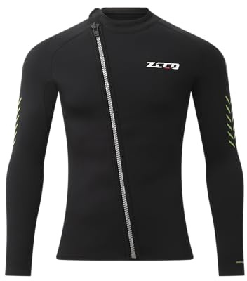 ZCCO Combinaison en néoprène pour homme et femme - Manches longues - Fermeture éclair sur le devant