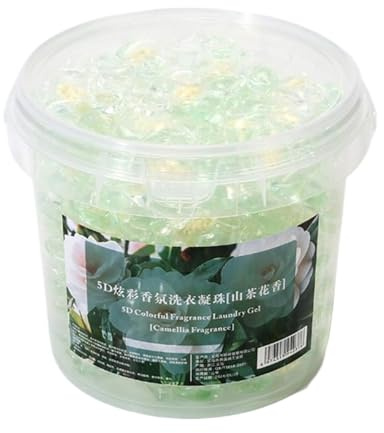 Lot de 50 capsules de lessive - Capsules de lessive nettoyantes en profondeur avec perles d'adoucissant - Parfum frais et durable - Perles de lessive pour machine à laver