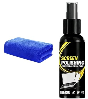 Pulitore per Schermi Computer Rimozione Polvere con Protezione Liquida | Spray Nebulizzante per Touchscreen per Monitor, Tablet, Portatile, Studio, Università, Scuola, Viaggi di Lavoro
