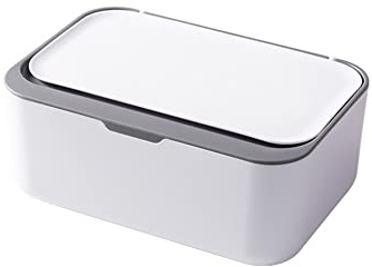 Scatola Porta Salviette Umidificate, Porta Salviettine Umidificate Neonato, Prova di Polvere Fazzoletti di Carta Scatola Rettangolare, Alviette Umidificate Dispenser per Bagno Ufficio Auto