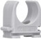 100 Stück M20 Rohr-Klemmschellen PP Kunststoff M16-M50 16mm bis 50mm für Stangenrohr Isorohr Leerrohr anreihbar zum Festschrauben Grau Voxura