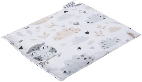 Medi Partners Saco de Semillas para Microondas 20x25cm Cojin 500g 100% Algodón Saquitos bolsa Semillas calor Microondas Almohadillas Saco Termico (Claro de los animales)