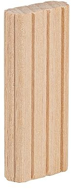 Trend 100 piezas de dominó de madera de haya de 6 x 40 mm para máquina de dominó Festool, 1/4 pulgadas x 1 9/16 pulgadas, espigas sueltas para carpintería y marco de muebles, TEN/6X40/100
