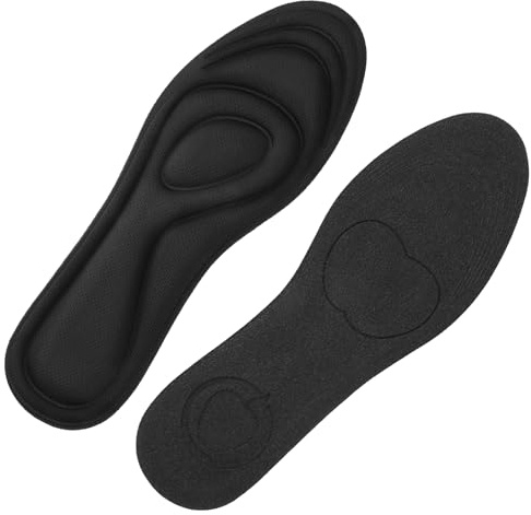 WLLHYF 1 par innersulor i minnesskum för kvinnor, ersättningssulor för sneakers, tofflor, stövlar, foder, komfort, dämpande skoinsatser, platta skokuddar, stötdämpning och lindrar fotsmärta (5,5–7 UK)