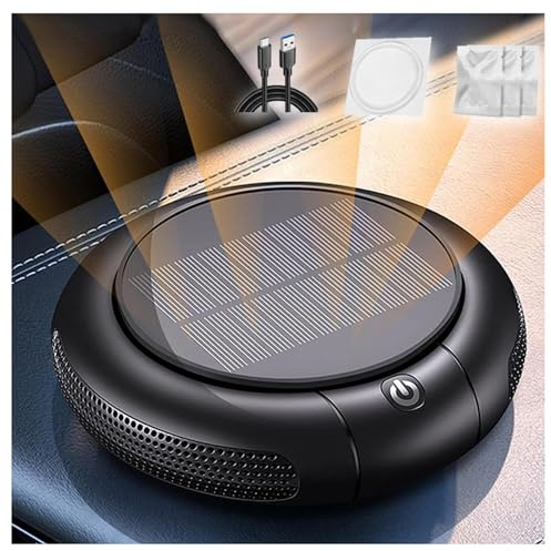 Aspiratore Fumo Sigaretta Diffusore Profumo Ambiente 2 In 1, Con Sistema Di Filtraggio HEPA E Ricarica Solare, Elimina Il 99,97% Di Polvere, Fumo, Odori E Allergeni