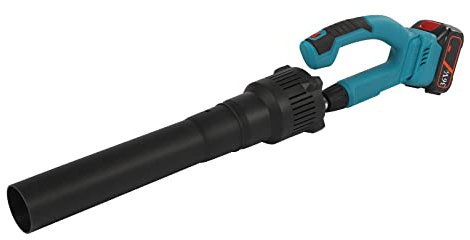 21V Akku-Laubsauger Laubbläser mit Edelstahl Teleskopstange, 5 Gänge Einstellbar Akku Gebläse mit 15000mAh Lithium Akku, Elektrischer Hand-Laubbläser mit für Rasenpflege Terrassenreinigung