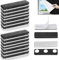 15 Pairs Strong Stick on Magnets Self Adhesive,Self-Adhesive Magnetic Strips,Magnetic Curtain Closure,Double-Sided Adhesive Curtain Magnets Clips for Curtains,Craft,DIY,Drapes,Tablecloths,Office