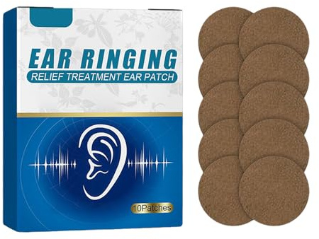 10PCS Parche Alivio de los Oídos que Sonan Parche,Parche para la Salud del Oído,Parches para los Oídos para el Tinnitus,Para Aliviar El Dolor De Cabeza,Alivio de Tinnitus para Zumbidos de Oídos, (1 ca