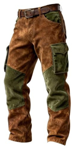 Générique Pantalon Cargo Homme Militaire, Vetement de Travail Stretch Cargo Tenue Militaire Pantalon Tactique Homme Pantalons Treillis Pantalons de Sécurité Verde Militar L