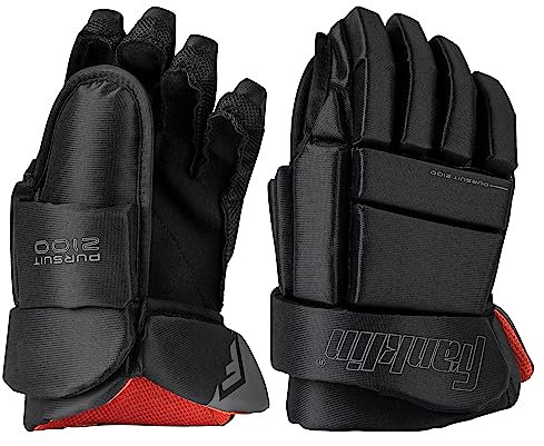 Franklin Sports Eishockey-Handschuhe – 25,4 cm Jugendhandschuhe – Daumenverriegelungssystem – Flexible Vollbewegungsmanschette – perfekt für Kinder