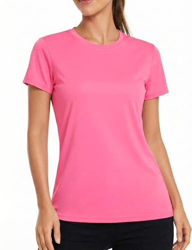 Boladeci Swim Shirts for Women Short Sleeve UPF 50+ Sun Shirt Rash Guard