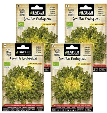 Semillas de escarola ecológica de Semillas Batlle PACK (4)
