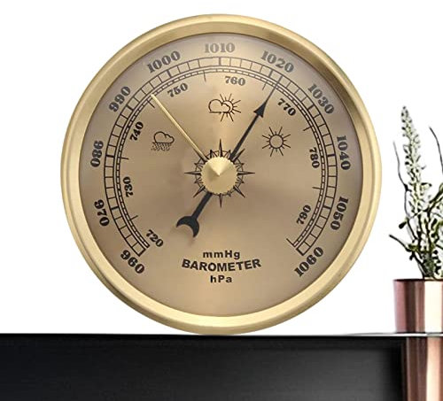 Barometer für zu Hause,3-in-1-Thermometer für den Innen- und Außenbereich, kabellos - Thermometer-Hygrometer für den Innenbereich, 70-mm-Feuchtigkeitsanzeige, Temperatur- und Hudhowks