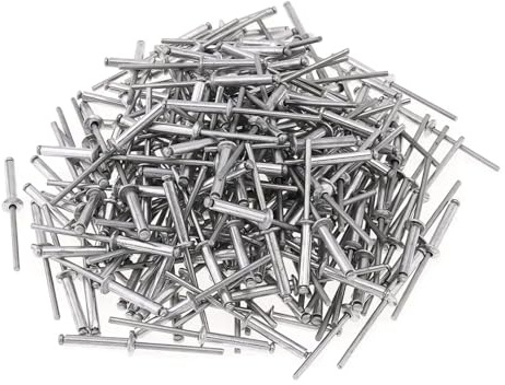 Lot de rivets en aluminium rivets aveugles pour riveteuse 3.2 4 4.8 mm (4,8 x 30 mm, 32, pièce)
