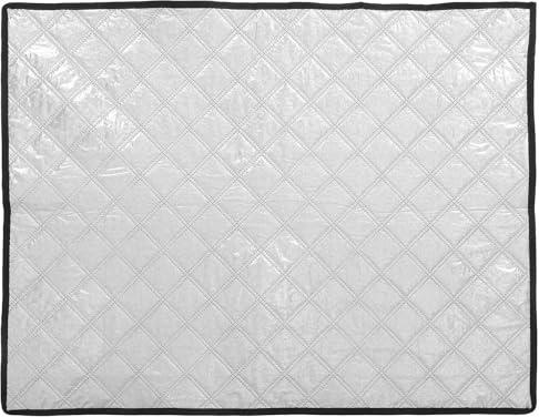 JOINPAYA Thermal Insulation Fridge Cover Aluminum Foil 110X100Cm, Portable Dustproof and Heat Reflective Protector for Outdoor Refrigerators and Camping