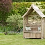 Zest4Leisure Norfolk Arbour with Storage Box - FSC Certified Pressure Treated Wood