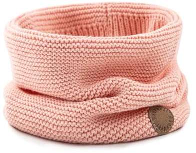 XIAOHAWANG Baby Winter Scarf Kids Thick Knit Scarves Toddler Neckerchiefs Lovely (A-pink)