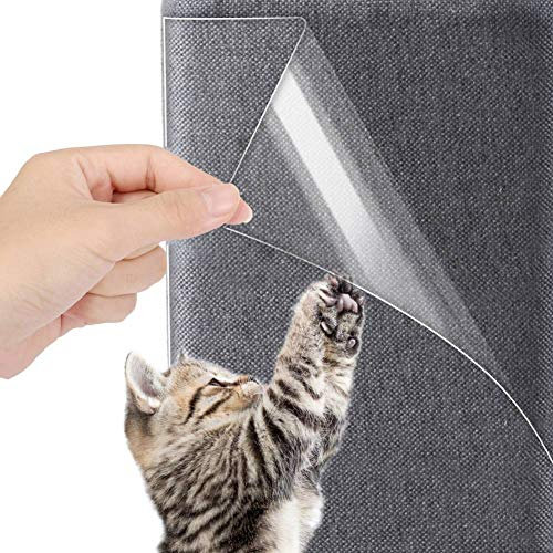 Hochwertiger Couch Kratzschutz Für Katzen Und Hunde Transparente Möbelschutzfolie Zur Vorbeugung Von Kratzern An Polstermöbeln, Sofas, Teppichen Türen In Tierfreundlichen Haushalten 8 Stück (47X15 cm